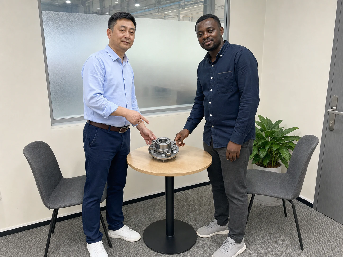 Customer visit · parts