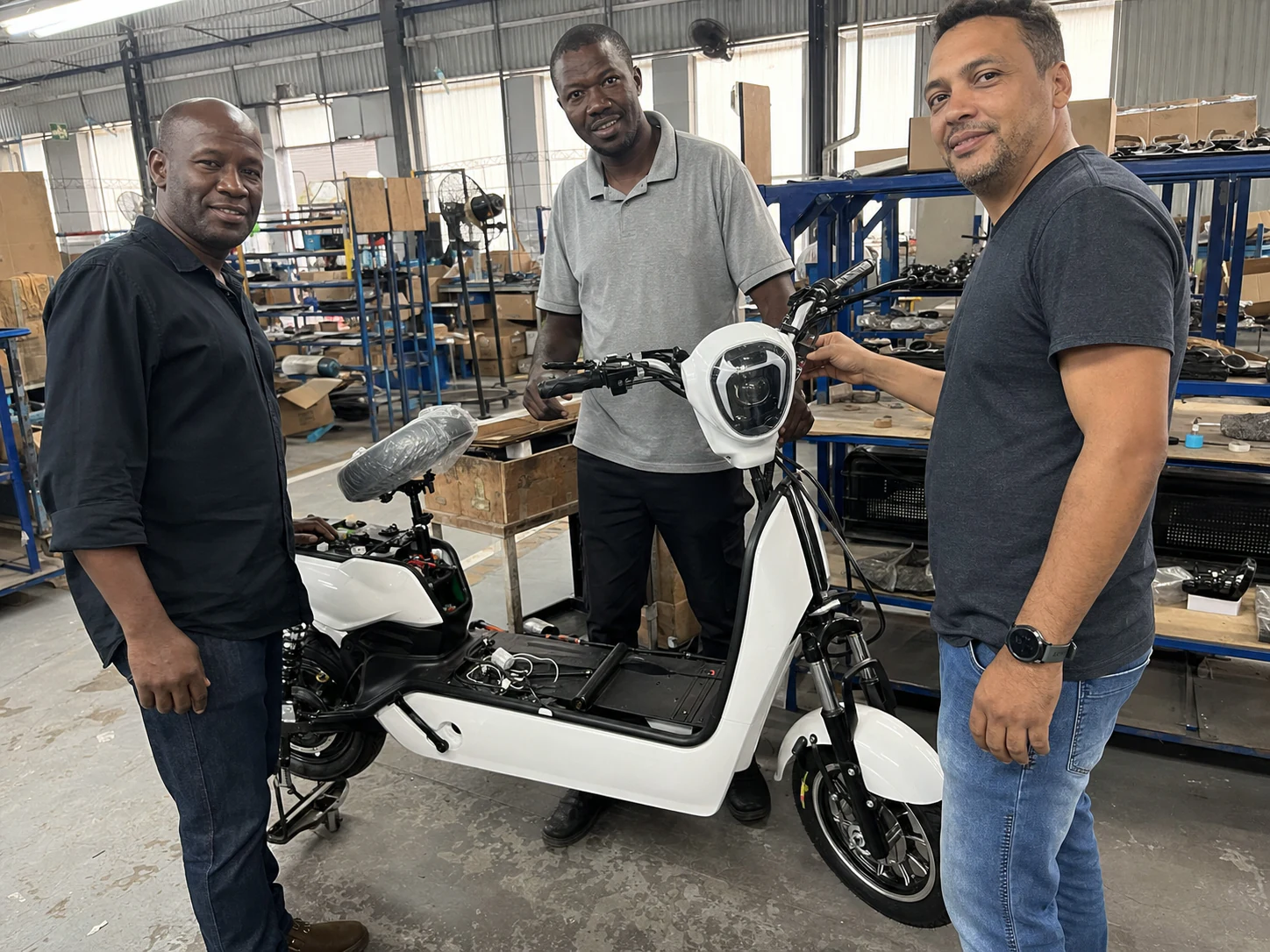 Customer visit · scooter