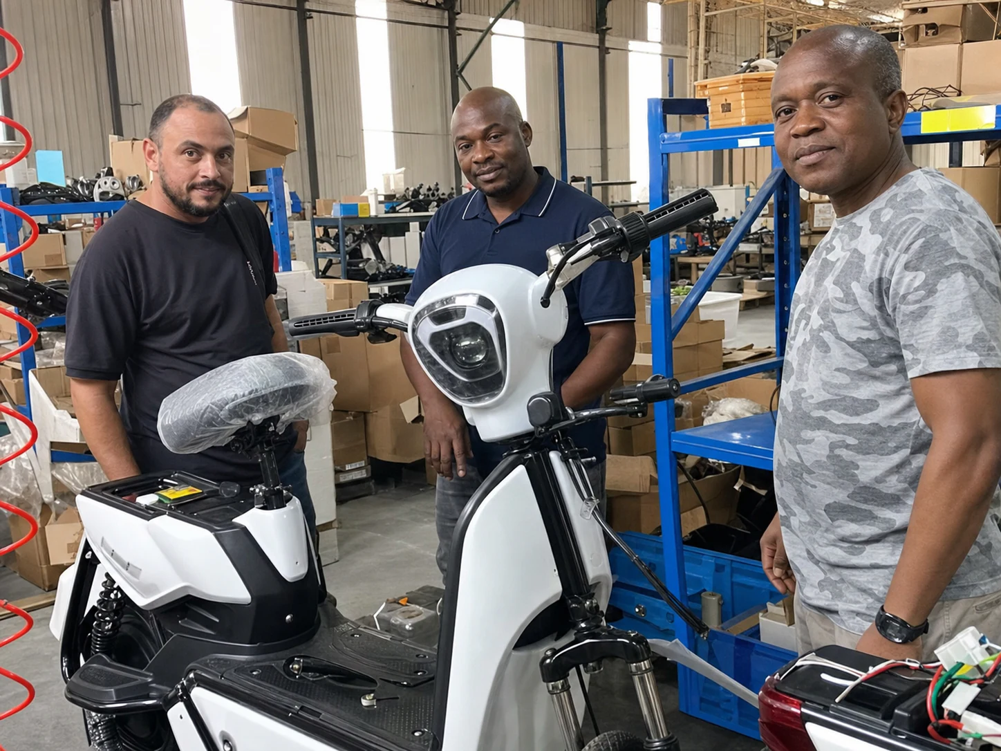 Customer visit · scooter