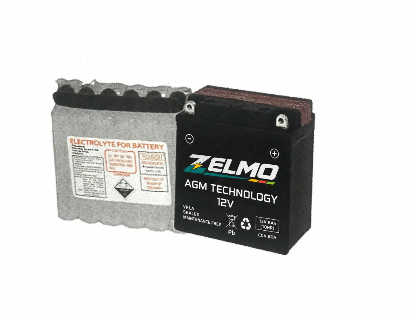 Specification-match part · Battery YT3L-BS 12V 3Ah